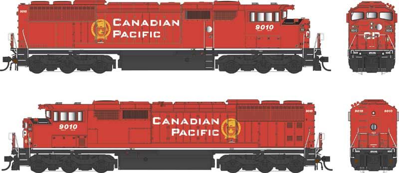 Bowser HO SD40-2f Canadian Pacific Beaver logo #9010