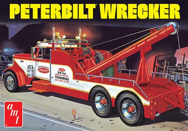 1/25 AMT Peterbuilt 359 Wrecker Truck Model Kit - 1133