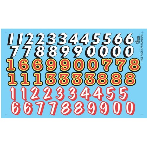 Gofer Racing Decals Race Car Numbers Decal