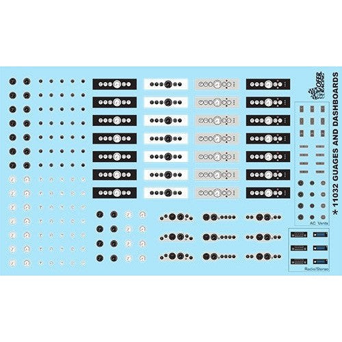 Gofer Racing Decals Gauges Decal
