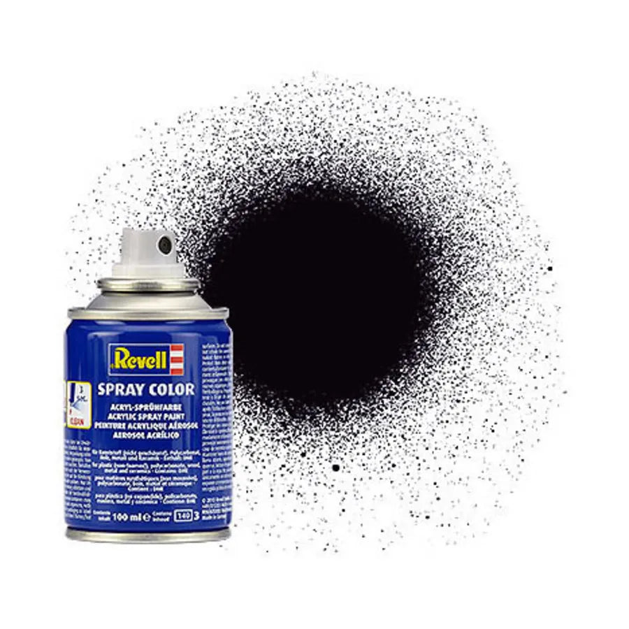 Revell Spray Black Mat - 34108