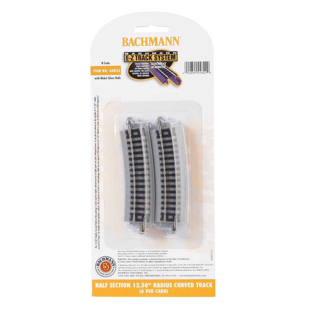 Bachmann N EZ Track 1/2-12.5''R/6cd