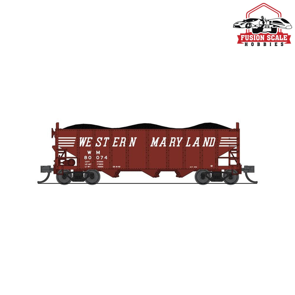 Broadway Limited N H2a 3-Bay Hopper 2pk A WM