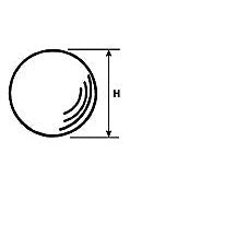Plastruct 5/8" O.D. Clear Acrylic Ball (10 per pack)