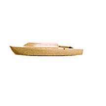 Plastruct Plastic Sail Boat (1 per pack)