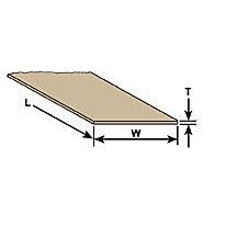 Plastruct Cork Sheets 1/8" (3.2mm) x 12" (300mm) x 12" (300mm) - (2 per pack)