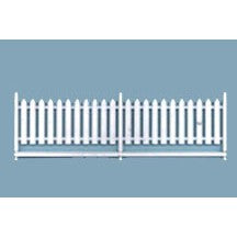 Plastruct O gauge Polystyrene Picket Fence 8" Length (2 - 4" pieces per pack)