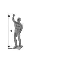 Plastruct G gauge Scale Tan ABS Reaching Figure (2 per pack)