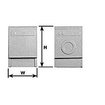 Plastruct White Polystyrene Clothes Dryer (1 per pack)