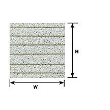 Plastruct G gauge Gray Asphalt Shingle Sheet 12" x 7" (2 per pack)