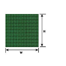 Plastruct HO gauge Red Ridge Clay Tile Sheet 12" x 7" (2 per pack)