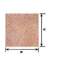 Plastruct HO gauge Red Clay Interlocking Paving Sheet 12" x 7" (2 per pack)
