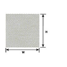 Plastruct N gauge White Tread Plate Sheet 3-7/8" x 2-1/4" (2 per pack)