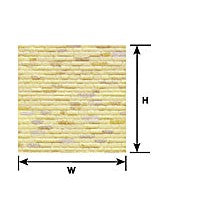 Plastruct HO gauge Beige Dressed Stone Sheet 12" x 7" (2 per pack)