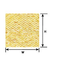 Plastruct HO gauge Red Clay Rough Brick Sheet 12" x 7" (2 per pack)