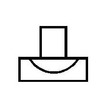 Plastruct White Butyrate Reducing Tee for TB-4/TB-3 (5 per pack)