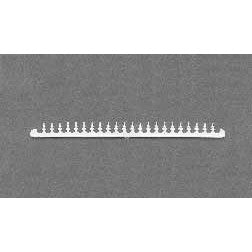 Plastruct Polystyrene Victorian Railing/Fancy Balcony Railing Trim 1/4"(6.3mm) x 3-1/2"(88.9mm) Length (1 per pack)