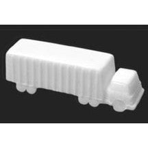 Plastruct Polystyrene Trailer Truck (2 per pack)