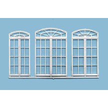 Plastruct O 1:48 Windows/French Doors Square (1 per pack)