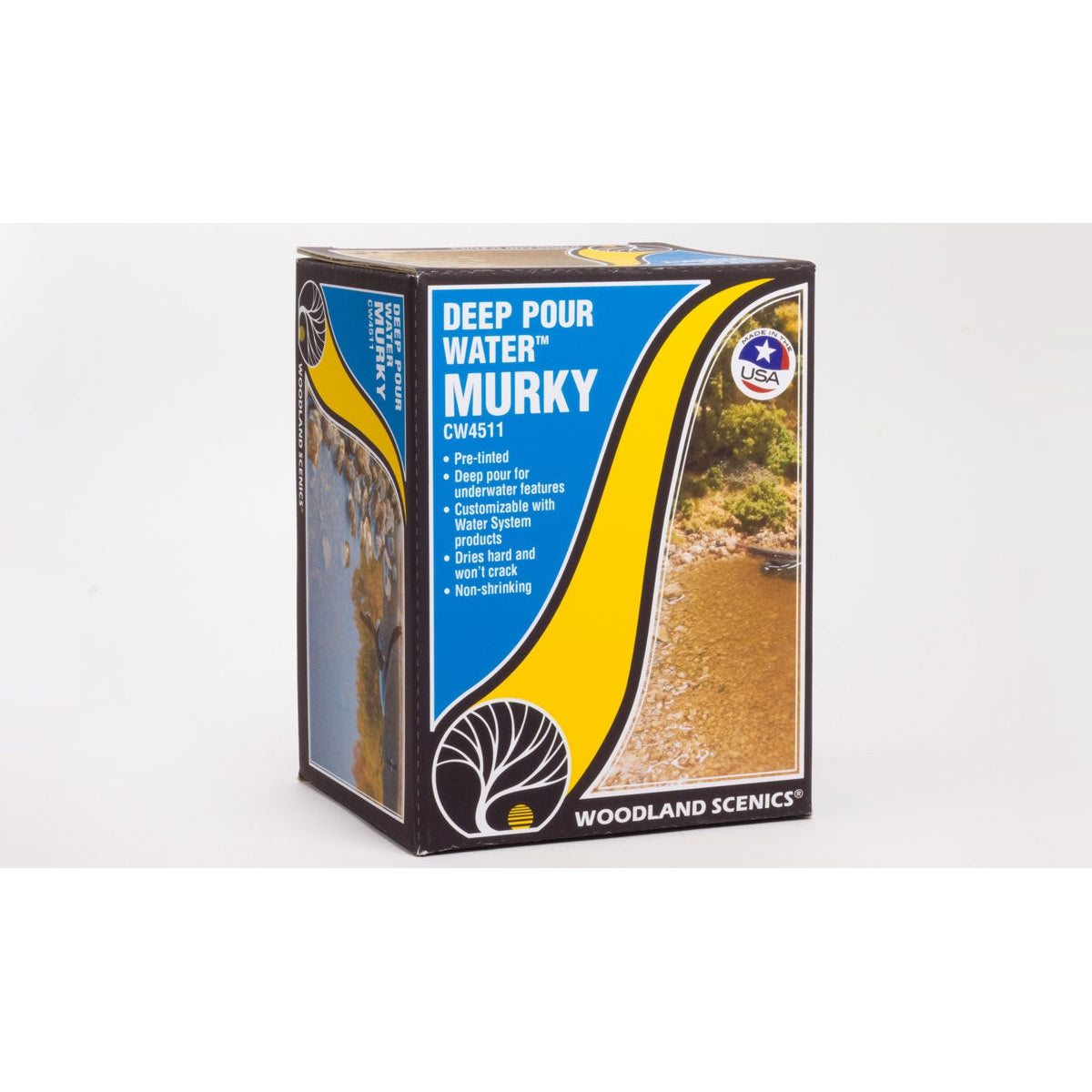 Woodland Scenics Deep Pour Water - Murky Model Parts Warehouse