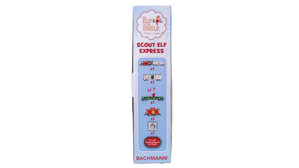 Bachmann HO Elf On The Shelf Scout Elf Express Freight Set/0-6-0 - 00779