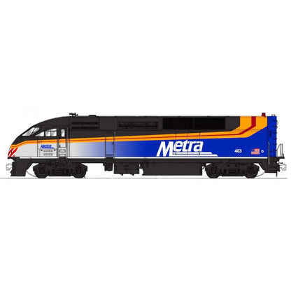 Kato N Scale 1766123 MP36PH Chicago Metra #424 DCC