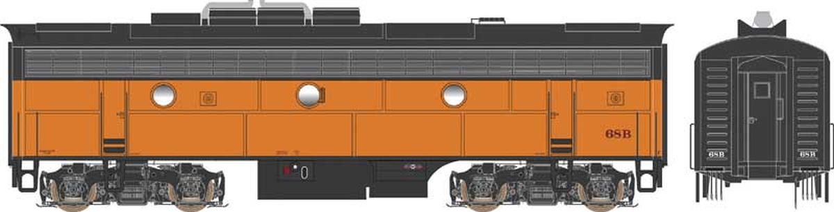 Bowser HO Milwaukee Road (MILW) 68B EMD F7A w/ DCC and Sound