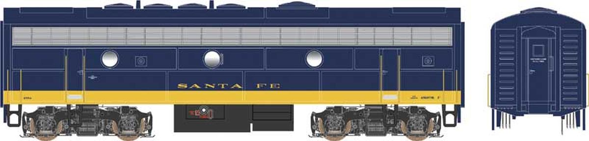 Bowser HO Santa Fe #288A EMD F7A w/ DCC and Sound