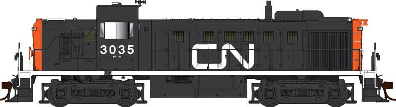 Bowser HO RS-3 Canadian National Black Road #3035