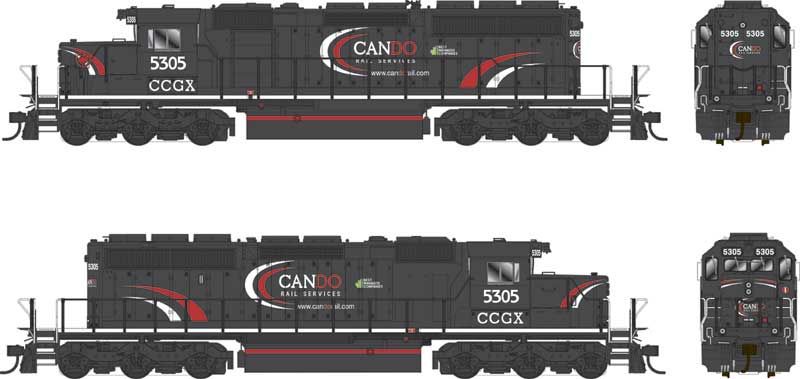 Bowser HO SD40-2 Cando SD40-2 #5305
