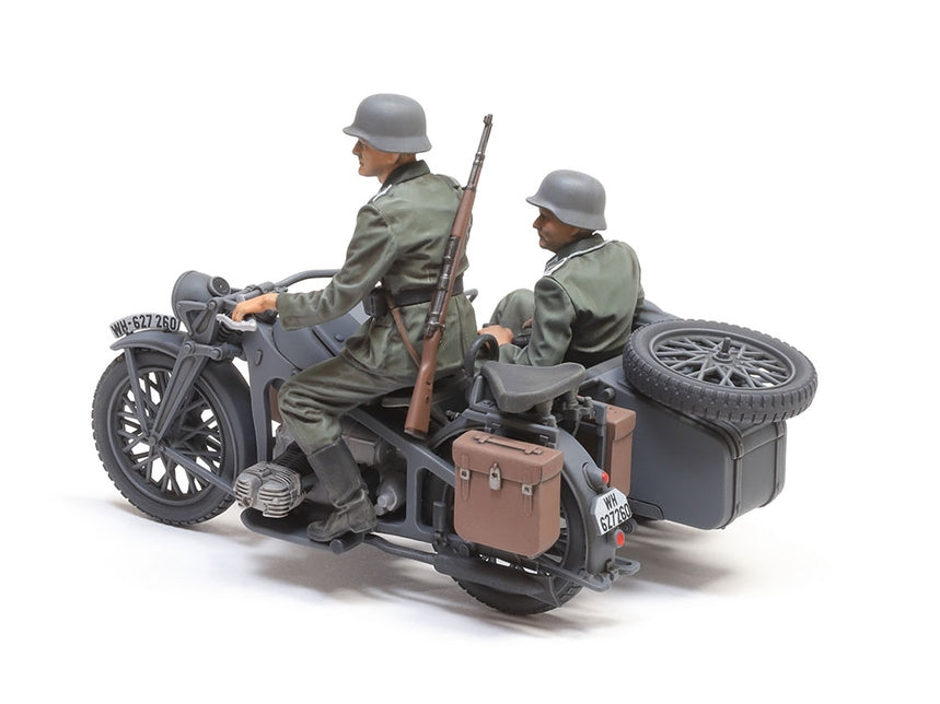 Tamiya German KS600 Motorcycle with Sidecar