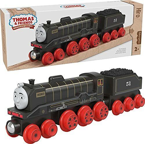 Fisher Price TTT WOOD Hiro Loco & Car (Large)