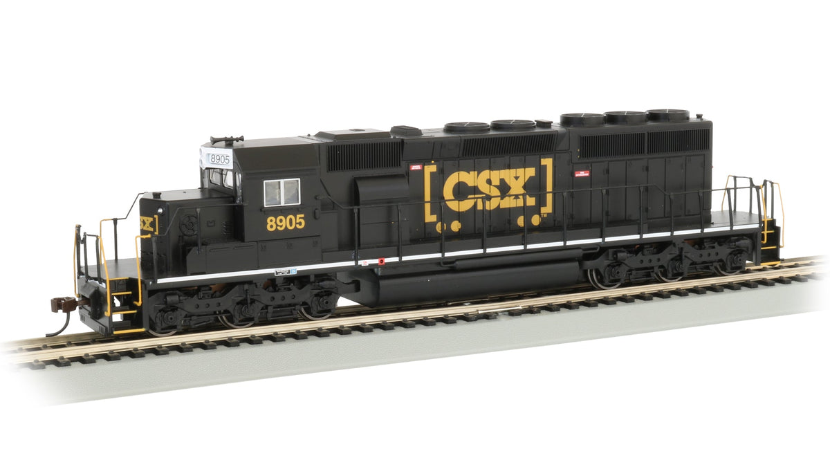 Bachmann HO Scale CSX #8905 SD40-2 Black Hornet (DCC Equipped)