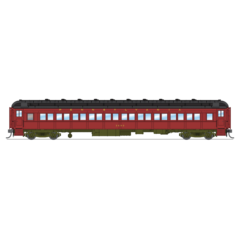 Broadway Limited HO PRR P70 Coach 1939-194/No AC