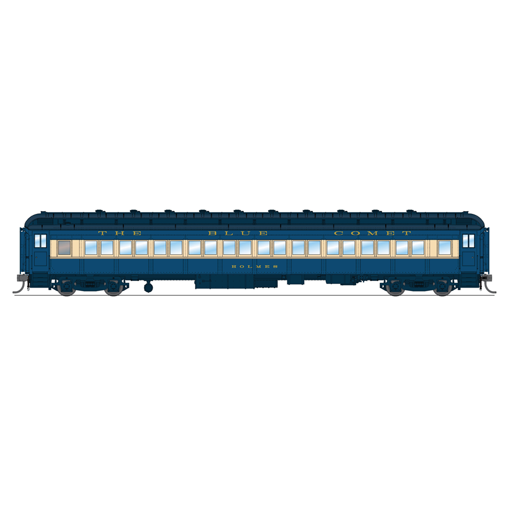 Broadway Limited HO CNJ Blue Comet 80' Psg.Coaches 2pk B