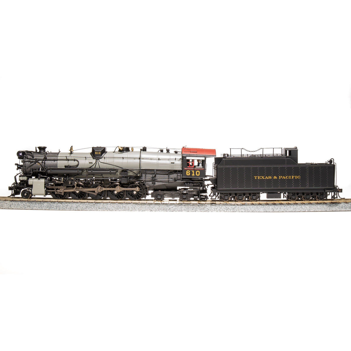 Broadway Limited HO HY T&P 2-10-4 Steam Loco #610/In-Service DC/DCC Sound