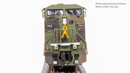 Broadway Limited N GE AC6000, "Support Our Troops" Fantasy Paint Stealth DC