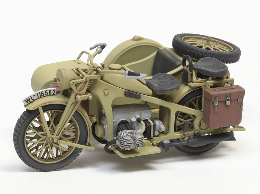 Tamiya German KS600 Motorcycle with Sidecar