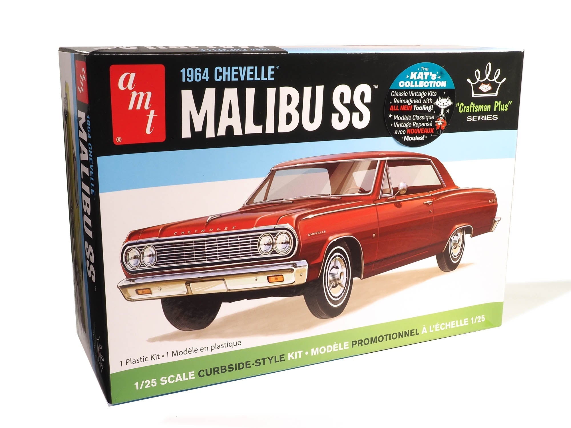 AMT 1964 Chevy Chevelle Malibu Super Sport "Craftsman Plus" 1:25 Scale Model Kit