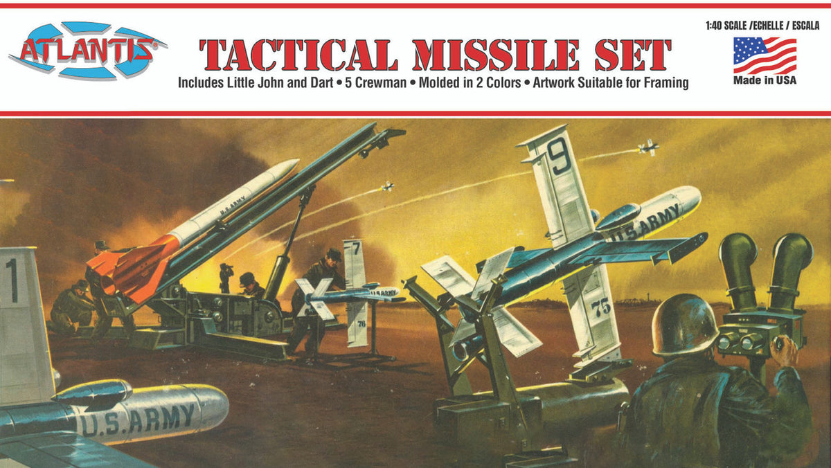 Atlantis 1/40 US Army Tactical Missile Set - 1812