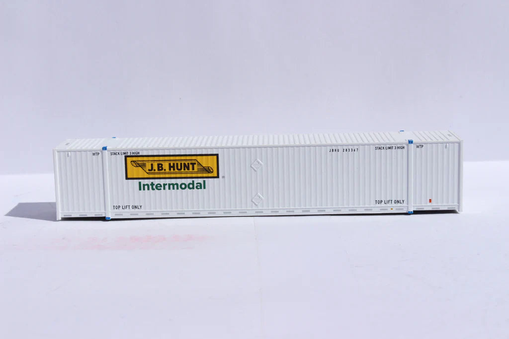 Jacksonville Terminal Co N JB HUNT 3-pack Set #1 - 53' HIGH CUBE 8-55-8 corrugated containers |537119