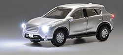 KatoN Scale SUV Lighted Silver (Just Plug)