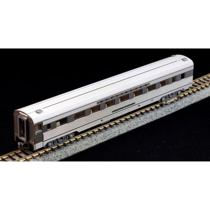 Kato N Scale CB&Q Silver Streak Zephyr 6pc Set With E5A & 5 Passenger Cars DCC/Sound