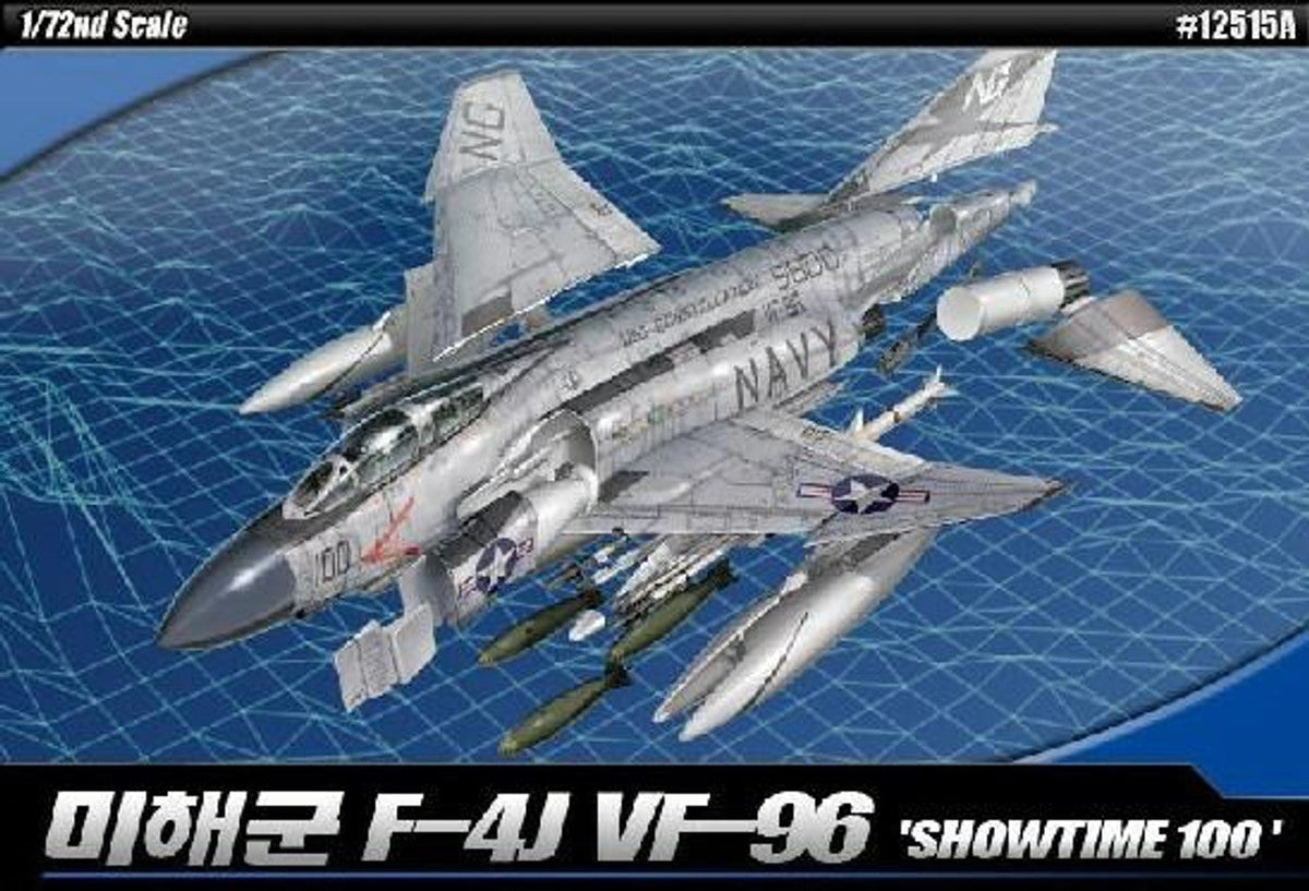 Academy 1/72 Academy F4J Showtime 100 USN Fighter (Snap)