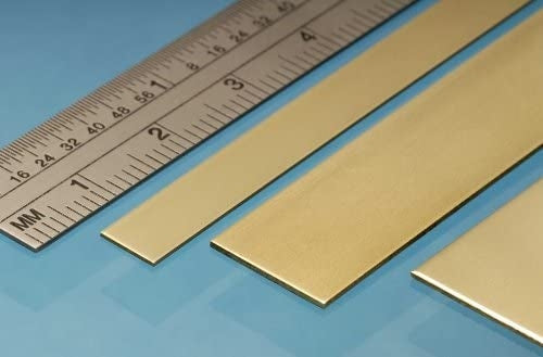 Albion Alloys BS6M Brass Strip 25x0.6mm (3 Pack)