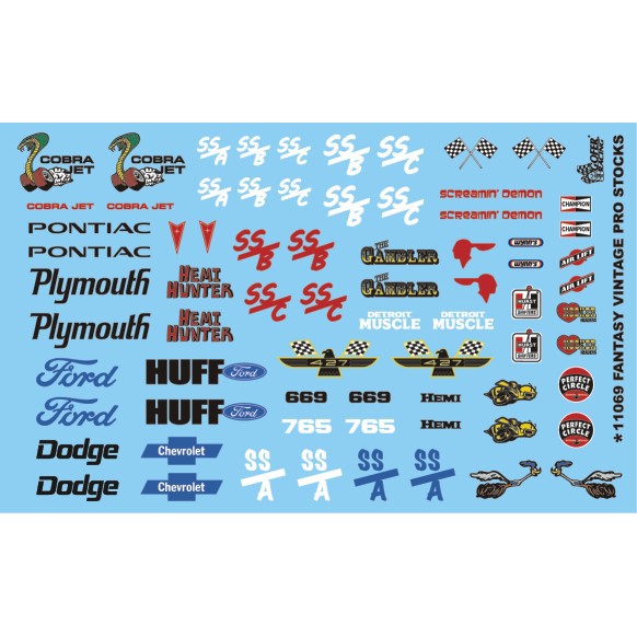 Gofer Racing Decals Fantasy Vintage Pro Stocks Decal