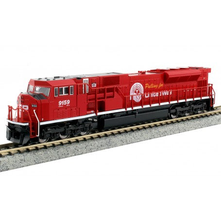 Kato N Scale Canadian Pacific CP 9159 United Way EMD SD90/43MAC Locomotive DCC