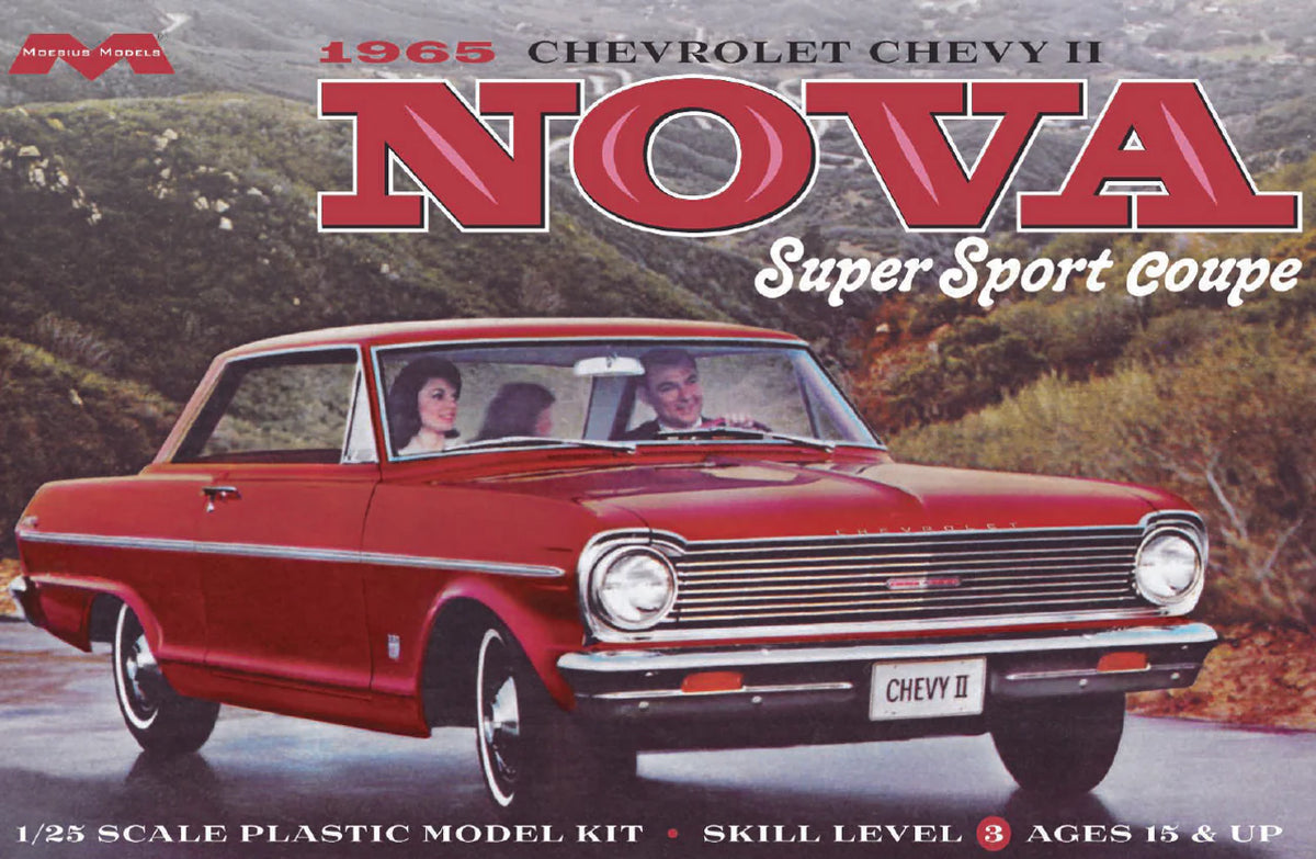 1965 Chevy II Nova Super Sport Coupe 1/25 Moebius 