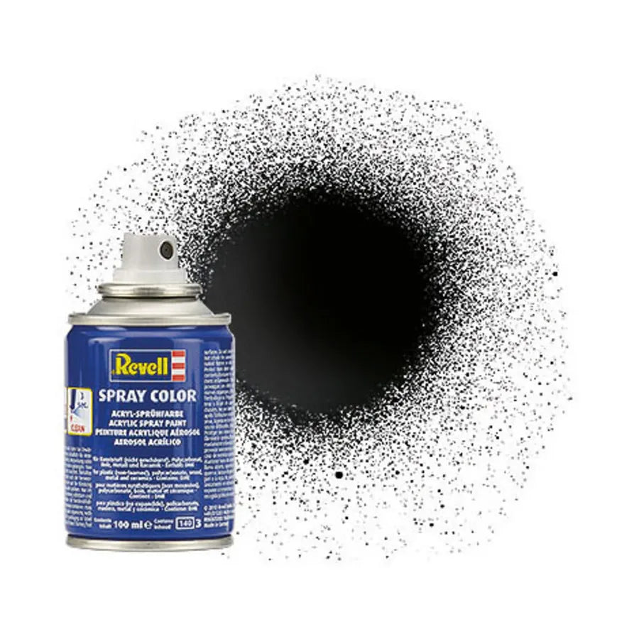 Revell Spray Black Gloss - 34107