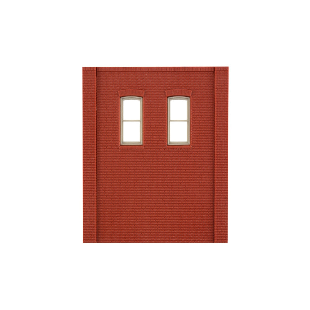 Woodland Scenics HO DPM 2-Story Wall Upper 2 Rectangular Windows
